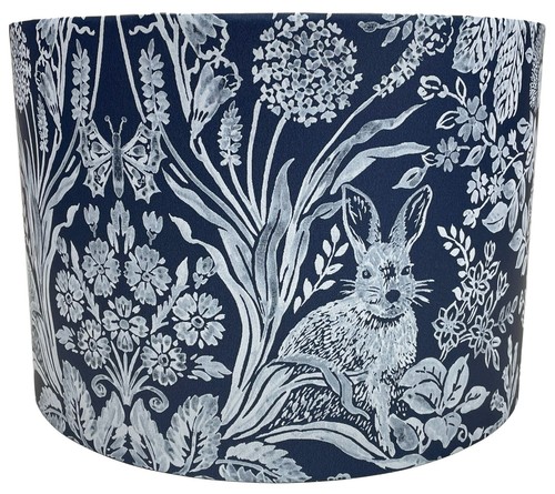 Navy blue rabbit hare - blue,