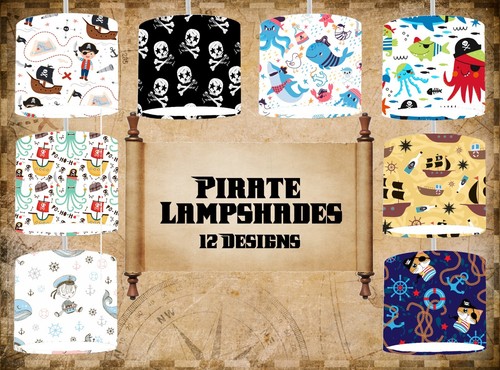 Boys pirate lampshade 20cm - pirate,