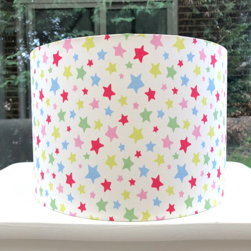 Pastel star lampshade kids - star,