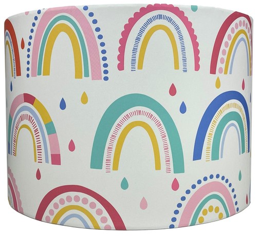 Rainbow lampshade ceiling - rainbow,