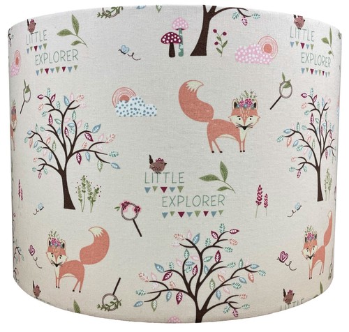 Woodland fox lampshade ceiling - fox,