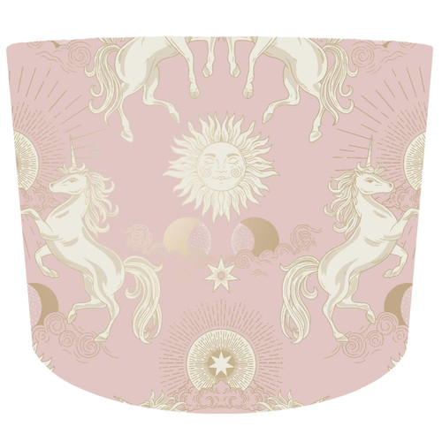 Pink unicorn lampshade ceiling - pink,